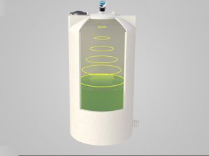 Cảm biến đo mức dạng siêu âm + Màn hình hiển thị điều khiển 5 Góc phát sóng cảm biến siêu âm công nghiệp trong lắp đặt