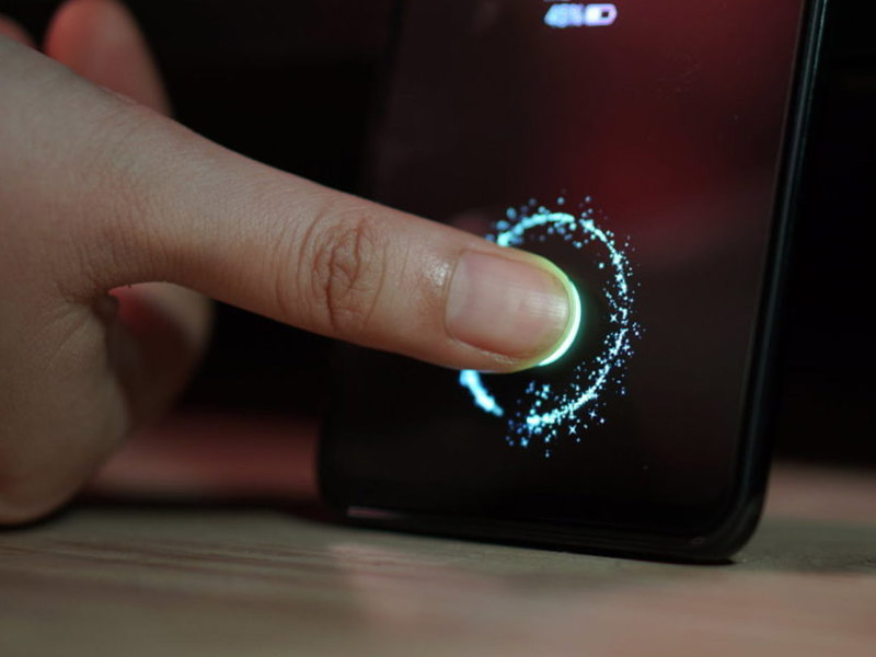 Cảm biến siêu âm vân tay tích hợp trên điện thoại di động android