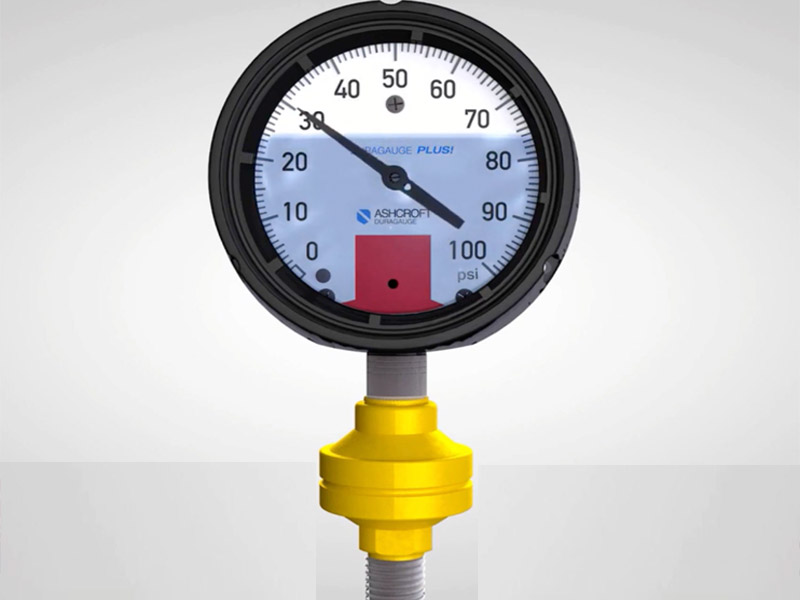 Đồng hồ đo áp suất - áp lực axit hoá chất