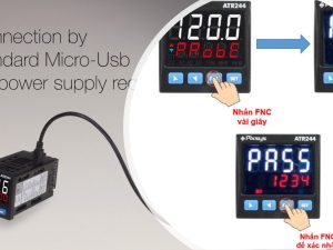 Đồng hồ atr244-12abc cài đặt để điều khiển pid ra sao