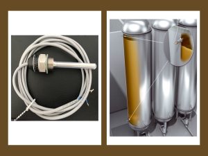 Phao sensor báo tràn báo cạn nước nóng trong lò hơi