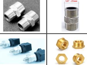 Cảm biến áp suất Georgin - Sensys - Huba - Danfoss - JSP - Wika 8 Bộ chuyển ren 13mm 21mm 27mm cho cảm biến áp suất 10bar