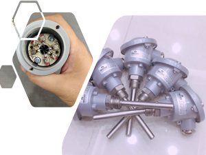 Đầu dò pt100 đôi 6 dây giám sát nhiệt độ 2 nơi