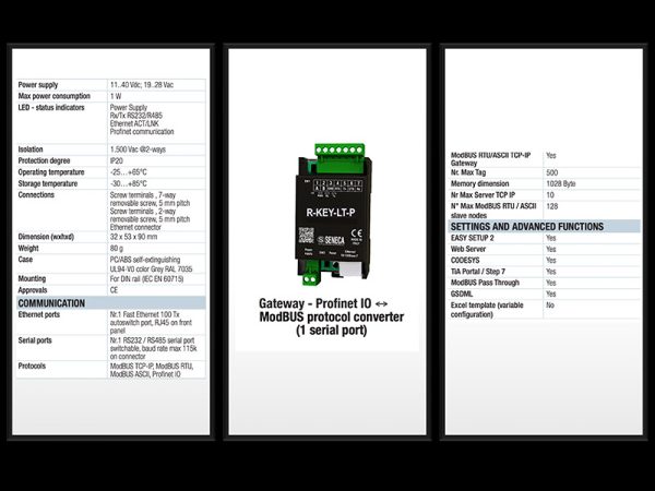 2023 - Giá gateway profinet r-key-lt-p hãng seneca | Có sẵn