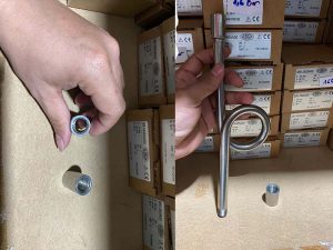 Giá măng sông inox g1/4 2 đầu ren trong đường kính 13mm loại DN8