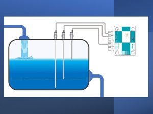 Công tắc báo mức nước dạng điện dung điều khiển bơm, mottor