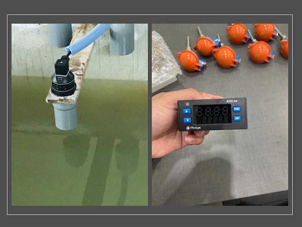 Bộ hiển thị mực nước cho sensor siêu âm dinel dải đo 10m ra 4-20
