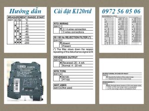 Hướng dẫn cài đặt k120rtd seneca bằng phương pháp gạt switch