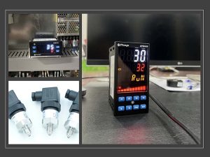 Bộ hiển thị cảm biến áp suất 0-16 bar dùng giát sát và điều khiển
