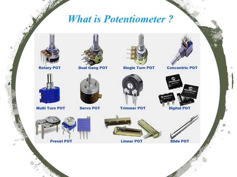 Potentiometer là gì ? Cấu tạo, nguyên lý, ứng dụng Potentiometer