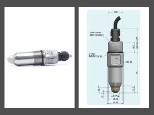 Cấu tạo que dò của sensor đo mức bùn trong quan trắc