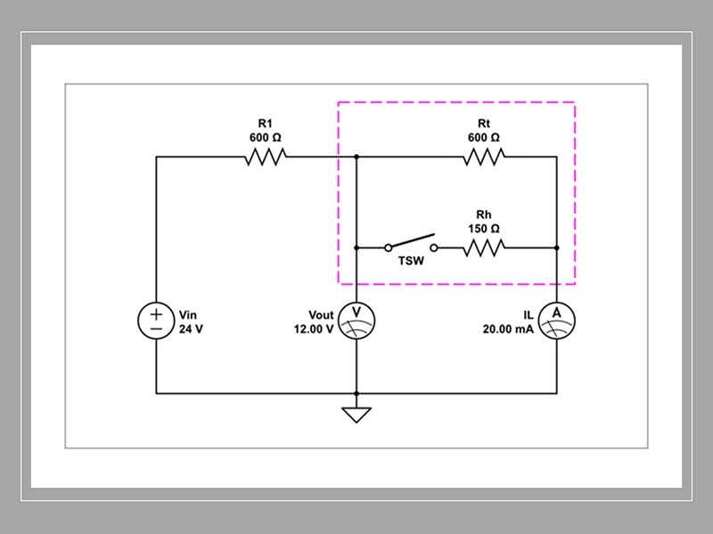 ứng dụng điện trở thay đổi điện áp trong mạch điện cấp nguồn 12v