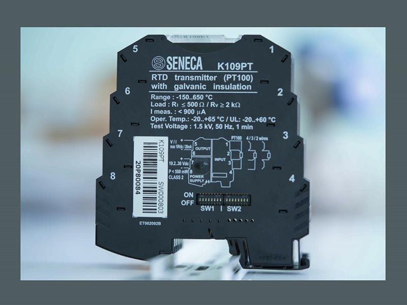 K109pt seneca là một thiết bị dùng để chuyển đổi cảm biến pt100