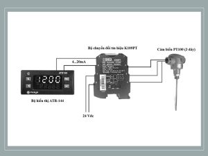 Hướng dẫn sơ đồ đấu dây và lắp đặt bộ chuyển đổi pt100 k109pt