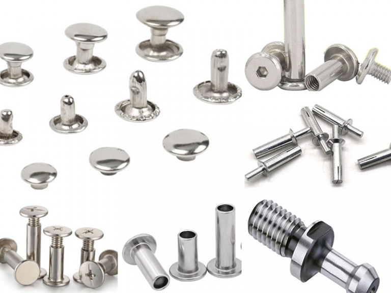 Các loại rive đinh tán nhôm, sắt, inox, đồng, đầu dù giá rẻ