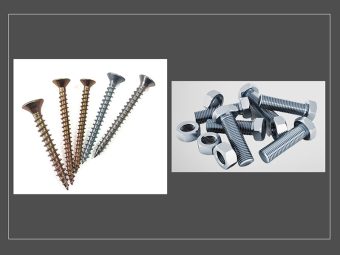 Tên gọi các ốc vít đầu dù, tròn, chìm, hoa thị inox 304 inox 316 8 Bảng so sánh sự khác biệt giữa bulong và ốc vít giá rẻ