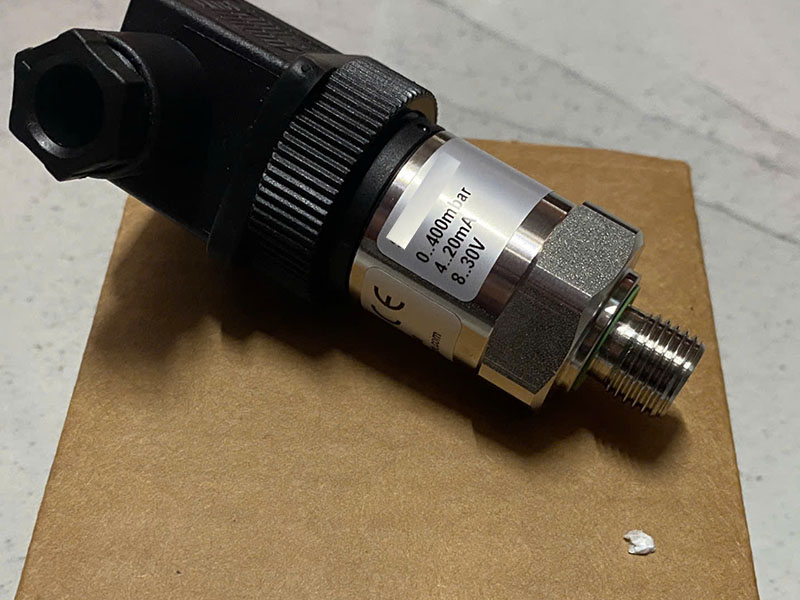 Sensor áp lực giá rẻ 100 mbar 250mbar m160mbar 400mbar 600mbar 3 Cảm biến áp suất dải đo thấp 0-400mbar ra 4-20ma g1/4 châu âu