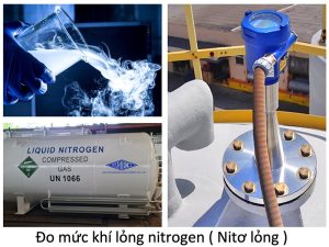 Thiết bị đo mức bồn NH3, Nitrogen, Co2, CNG 4-20ma, rs485 7 Cảm biến radar báo mức nitơ lỏng nitrogen ( Khí LN2 ) giá rẻ