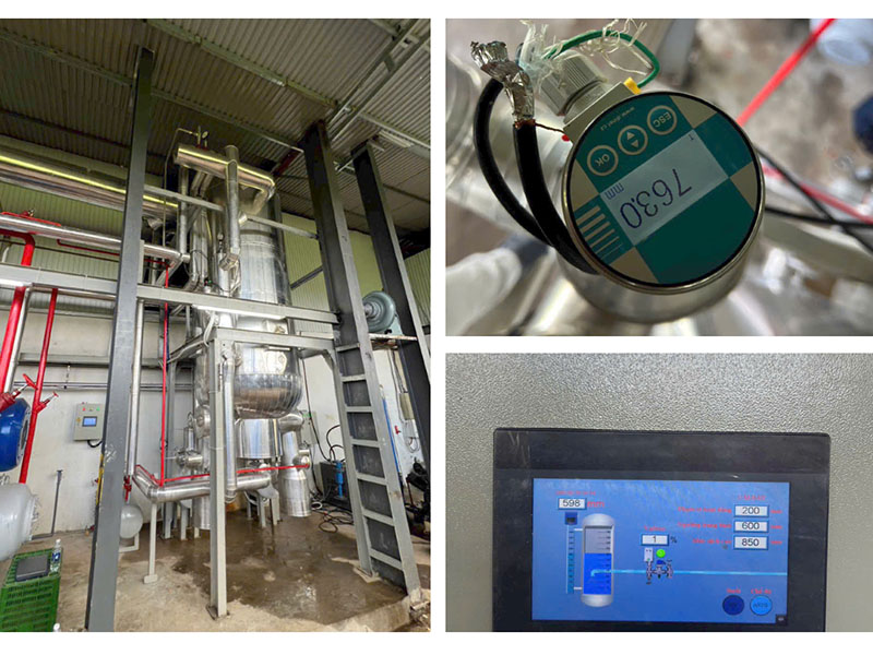 Thiết bị đo mức bồn NH3, Nitrogen, Co2, CNG 4-20ma, rs485 9 Cảm biến radar đo mức bồn gas hoá lỏng LPG, LNG, NH3, CO2