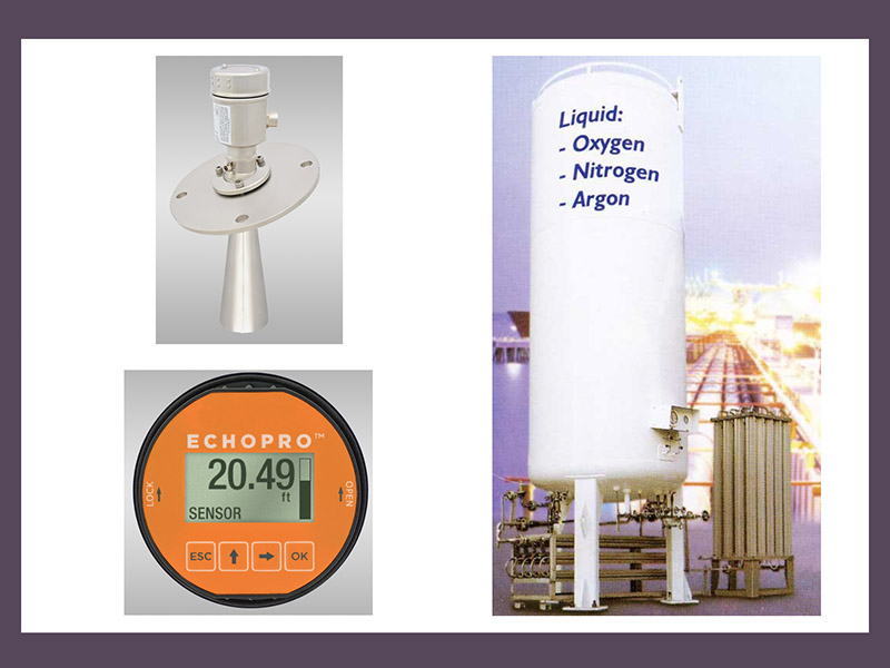 Thiết bị đo mức bồn NH3, Nitrogen, Co2, CNG 4-20ma, rs485 18 5 phương án đo mức bồn gas hoá lỏng oxygen ( o2 ) argon ( Ar )